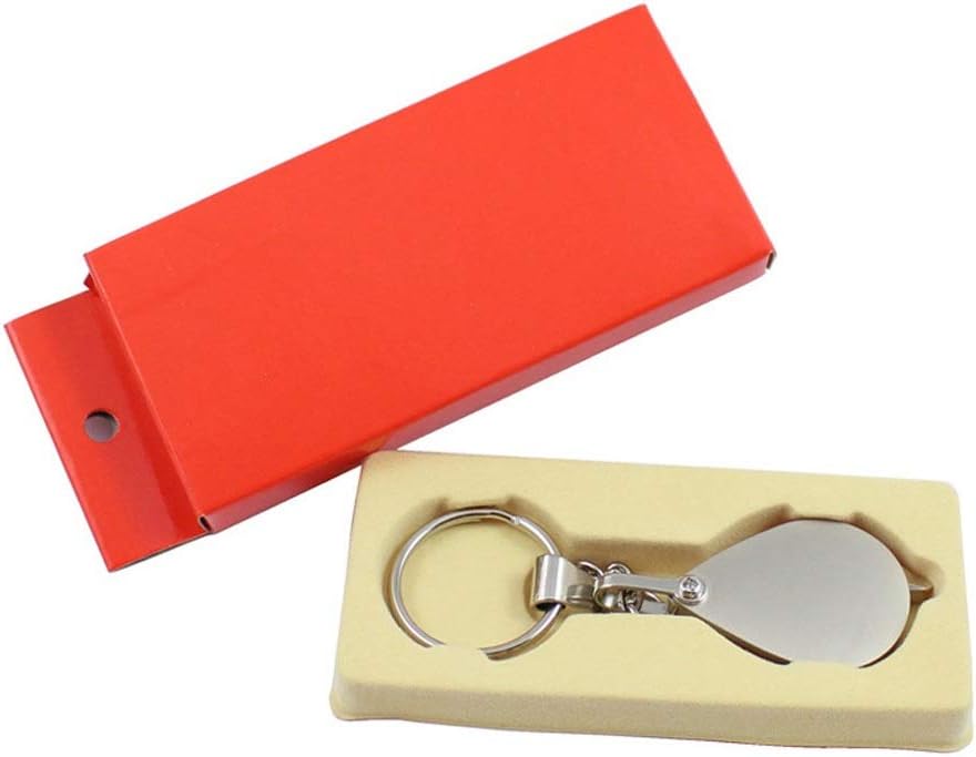 Magnifying Glasses Folding Key Ring Magnifier Key Chain Magnifying Glass Loupe Pocket Tool 8X 30mm Waterproof for Stamps/Postcards/Coins The New