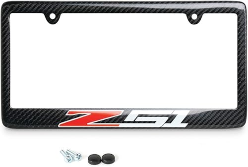 West Coast Corvette - Marco de matrícula Corvette Z51 - Fibra de carbono: 2005-2018 C6/C7