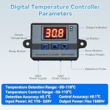 ELUTENG Wentylator USB 2 w 1, 120 mm, 5 V, podwójny wentylator USB z 3 prędkościami, wentylator PC 12 cm z 8 nóżkami tłumiącymi i cyfrowym regulatorem temperatury do PS5, PS4, laptopa, TV Box, routera