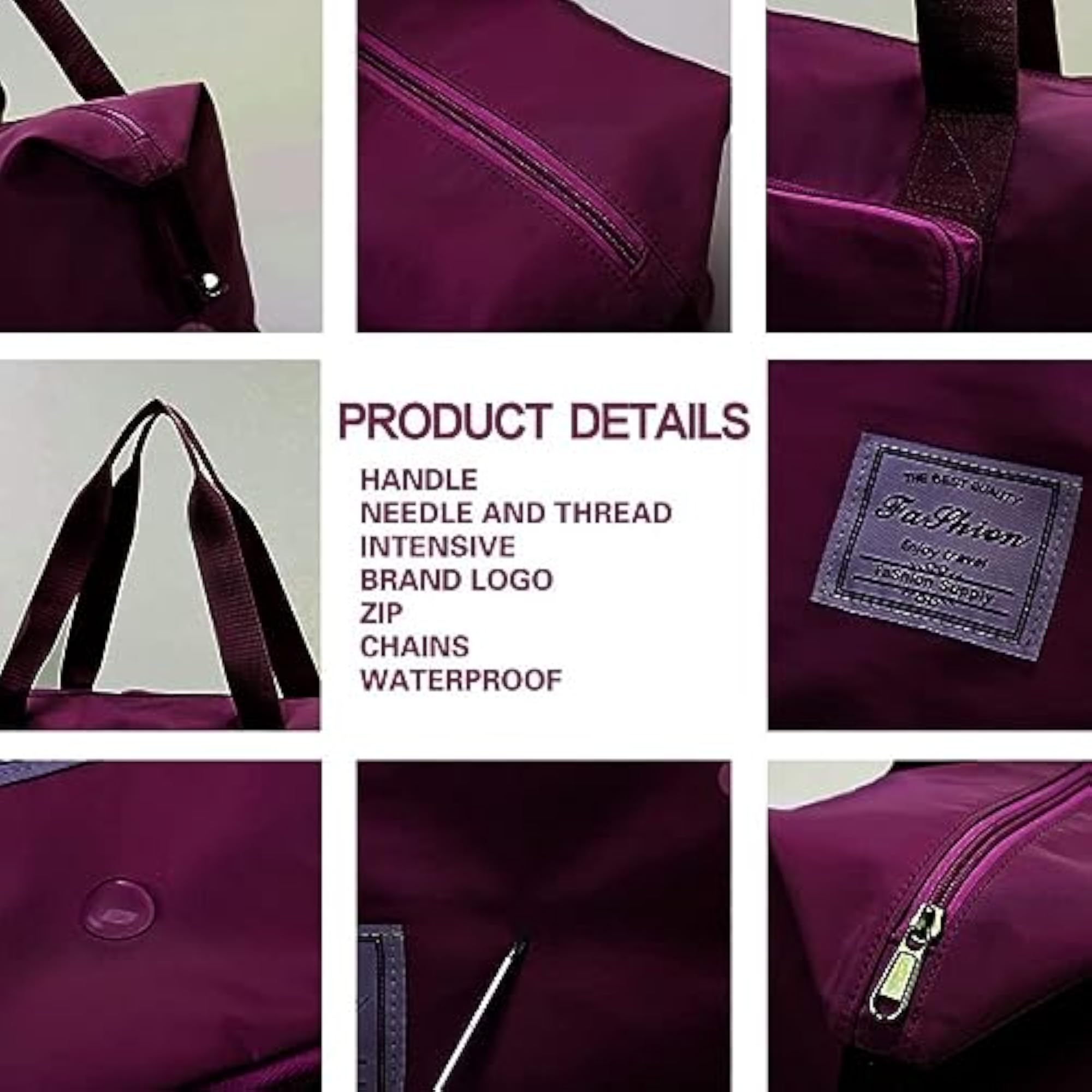 Travel Bags for Women, Waterproof Foldable Vanity Traveling Bag