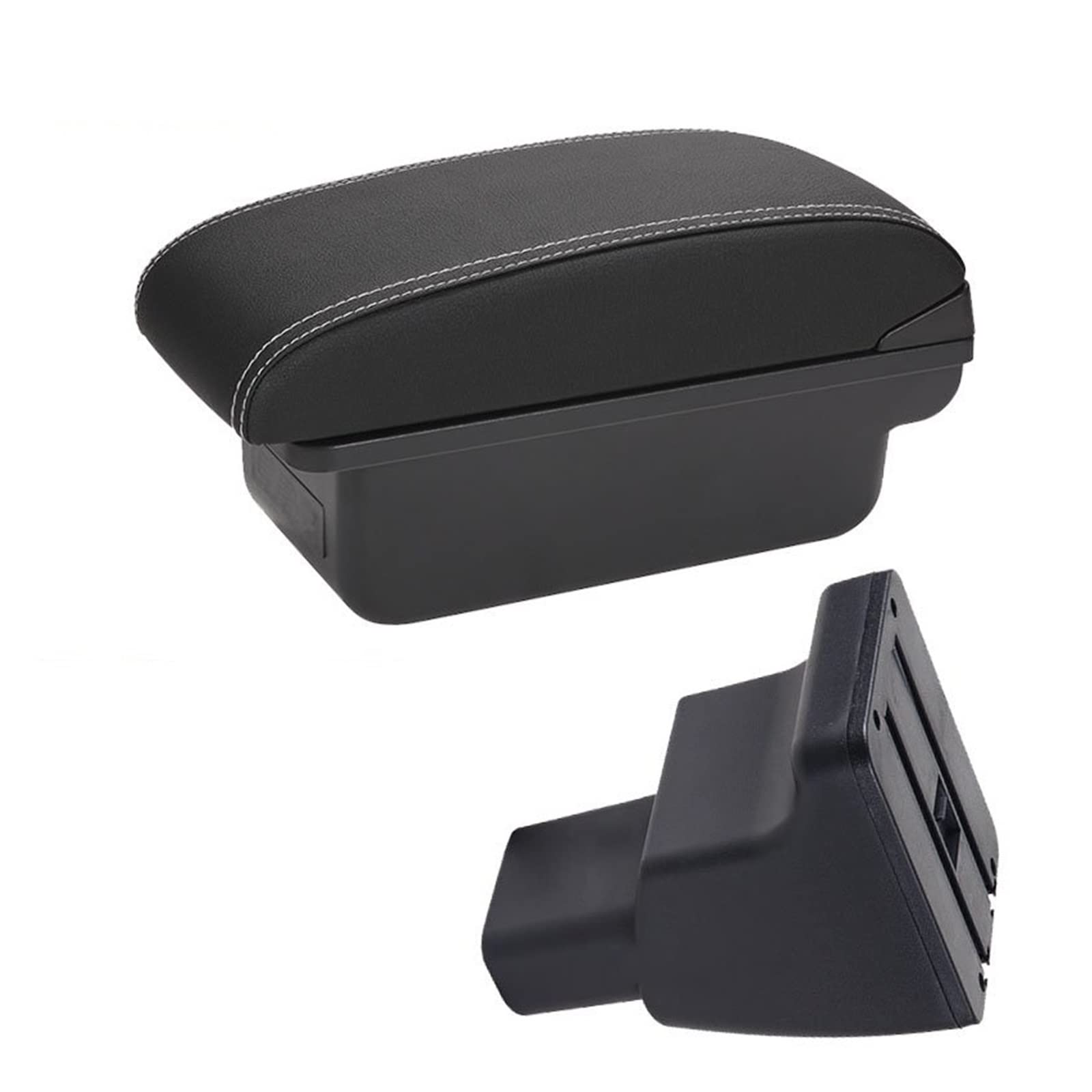 For Hyundai I10 Car Armrest Box USB Car Interior Details Retrofit Storage Box(C3 NO USB)