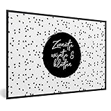 Livré avec un cadre : le poster est livré avec un cadre en plastique noir. Le plastique du cadre a une texture bois (fine), ce qui lui donne un look classique et indémodable.