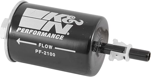 K&N Filtro de combustible de gasolina Filtro de combustible de alto rendimiento, protección premium del motor, compatible con motores de gasolina