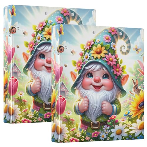 Classeur à 3 anneaux nain de printemps de 3,8 cm lot de 2 pour organiser vos dossiers