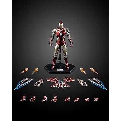 GOOD SMILE COMPANY - DLX Iron Man Mark 85(DLX アイアンマン・マーク85) Marvel Studios&#39; The Infinity Saga(マーベル・スタジオの『インフィニティ・サーガ』) 1/12 完成品 可動フィギュア threezero(スリーゼロ DLX Iron Man Mark 85（DLX アイアンマン・マーク85