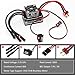 3548 1400KV Brushless Outrunner Motor with AM32 80A Brushless ESC Electric Speed Controller for 1/10 Remote Control Crawler Upgrade