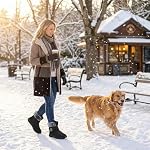 Women Snow Boots 2026 Winter Shoes with Fur Lined Warm Boots for Women Waterproof Booties Anti Slip Shoes