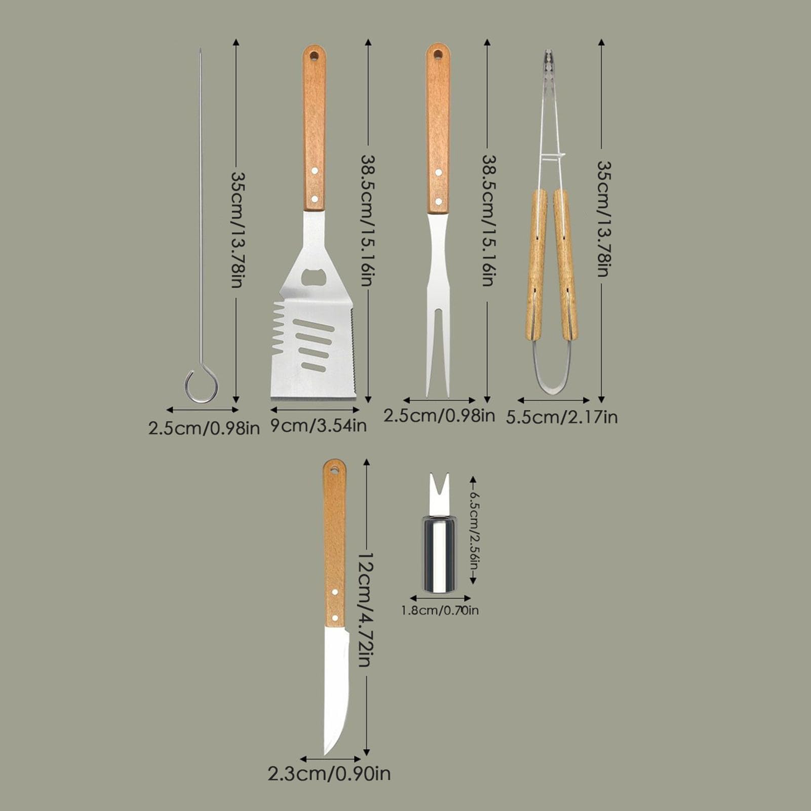Grill-Utensilien-Set komplett