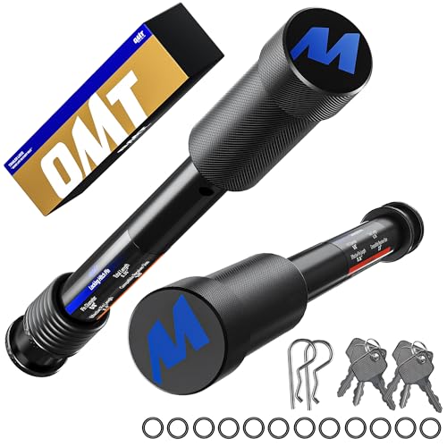 Image of Orion Motor Tech 2 Pack Locking Hitch Pin, Fits 2 inch & 2.5 inch Receiver with 5 /8 inch Diameter Hitch Pin Lock, Anti-Theft Steel Hitch Pin Lock with Key for Class III IV, Anti-Rattle Trailer Hitch Pin