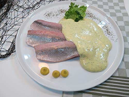 GreetFish Edle Matjesfilets in Dijoncreme Gesamtgewicht 500g