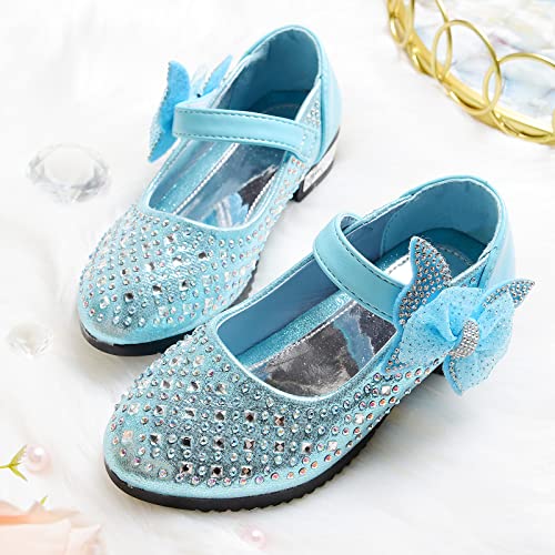 Girls Dress Shoes Low Heel Wedding Party Mary Janes4