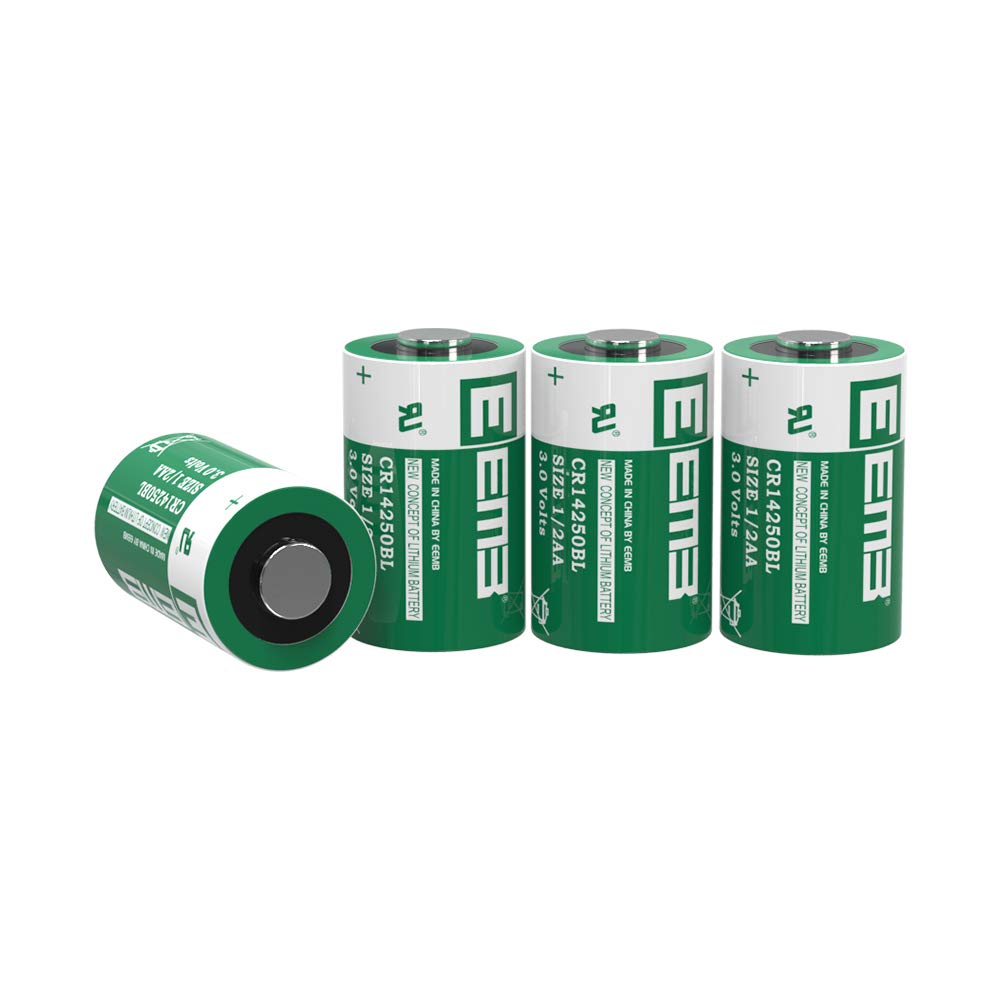Buy 4X EEMB CR 14250 1/2 AA 3V Lithium Battery for Dive Computer Scuba