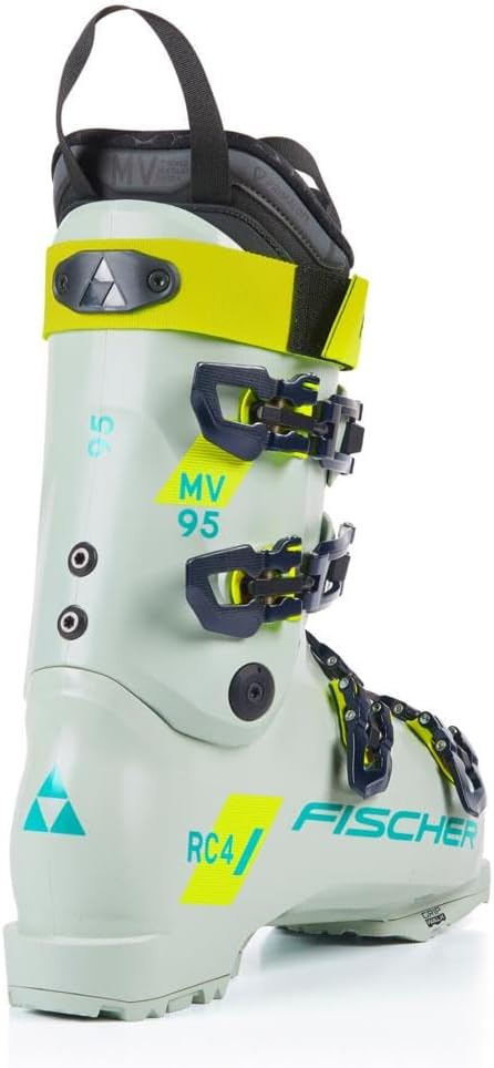 Fischer Rc4 95 Mv Alpine Ski Boots Ice Grey/Ice Grey 23.5 Women's 2024