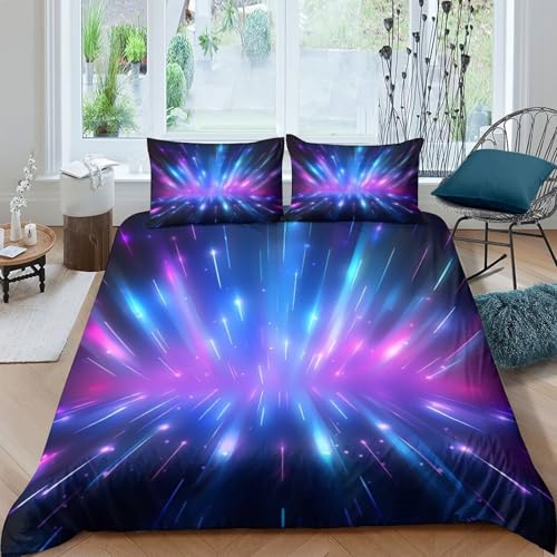 Housse de couette ancres nautiques microfibre résistante lavable super king - 4
