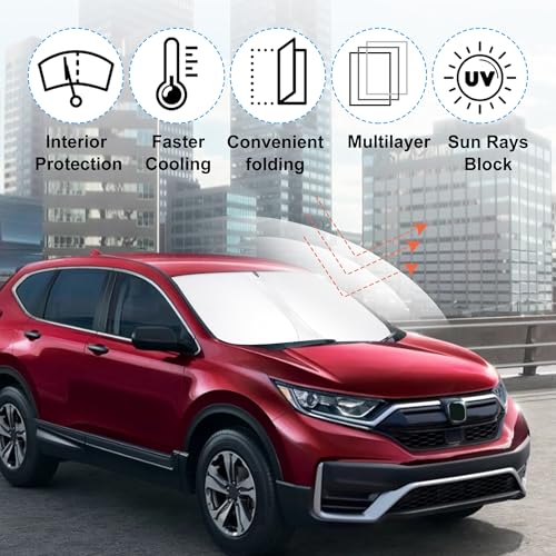 Image of Windshield Sun Shade for 2017-2022 Honda CR-V CRV Accessories