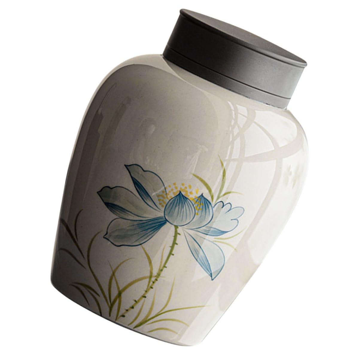 Recipiente de Cerámica para Almacenamiento de Té y Secos de 700ml Multiusos y Fácil de Limpiar Tapa Hermética para Uso Doméstico