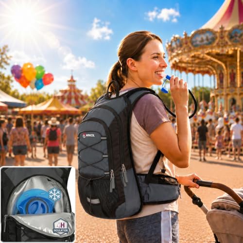Miracol Hiking Hydration Backpack with 2L Bladder