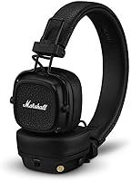 Marshall Major V On-Ear Wireless Headphones - 100+ Hour Battery, Signature Sound, Foldable Black