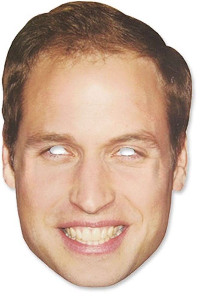 SHATCHI 10Pcs Prince William Royal Family Face Mask King’s Coronation Supplies Celebrities Face Masks UK Hen Night Stag Parties Fancy Dress Bulk Wholesale - Image 4