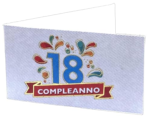 Vinciprova Le Gemme di Venezia 30 Bigliettini Bomboniera 18 Anni Diciottesimo Compleanno Stampa Personalizzata a Colori