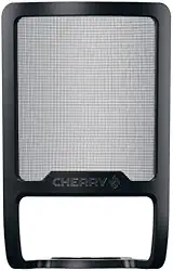 CHERRY UM POP FILTER, proteção pop para microfone USB CHERRY UM 3.0, UM 6.0 ADVANCED, UM 9.0 PRO RGB, filtro pop para menos sons plosivos, fácil de montar, preto