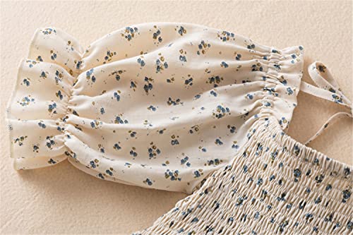 NNJXD Little Girl Floral Dress Princess Girls Casaul Printed A-line Sundress3