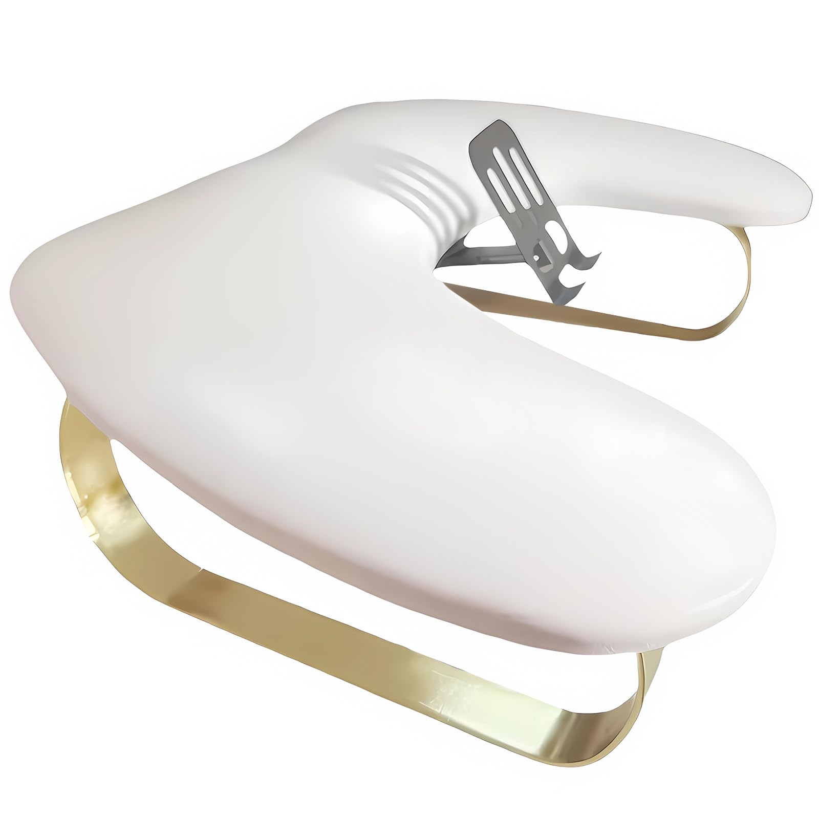 Cuscino ergonomico per tecnici delle unghie, con supporto per telefono, superfici antiscivolo, facile da pulire, a forma di U, poggia mano per nail art