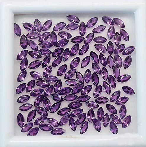 Gemme d'améthyste naturelle marquise symbole de sérénité - 2