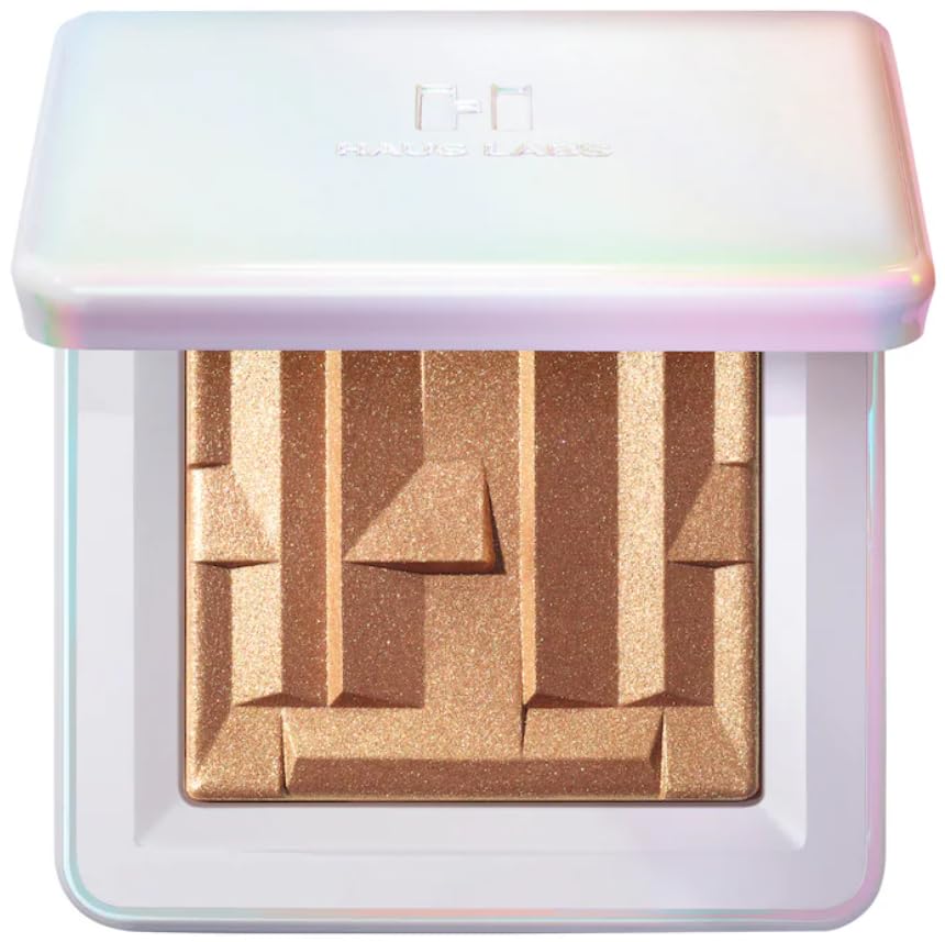HAUS LABS BY LADY GAGA Bio-Radiant Gel-Powder Highlighter in Golden Pyrite & Complimentary Sheet Masque