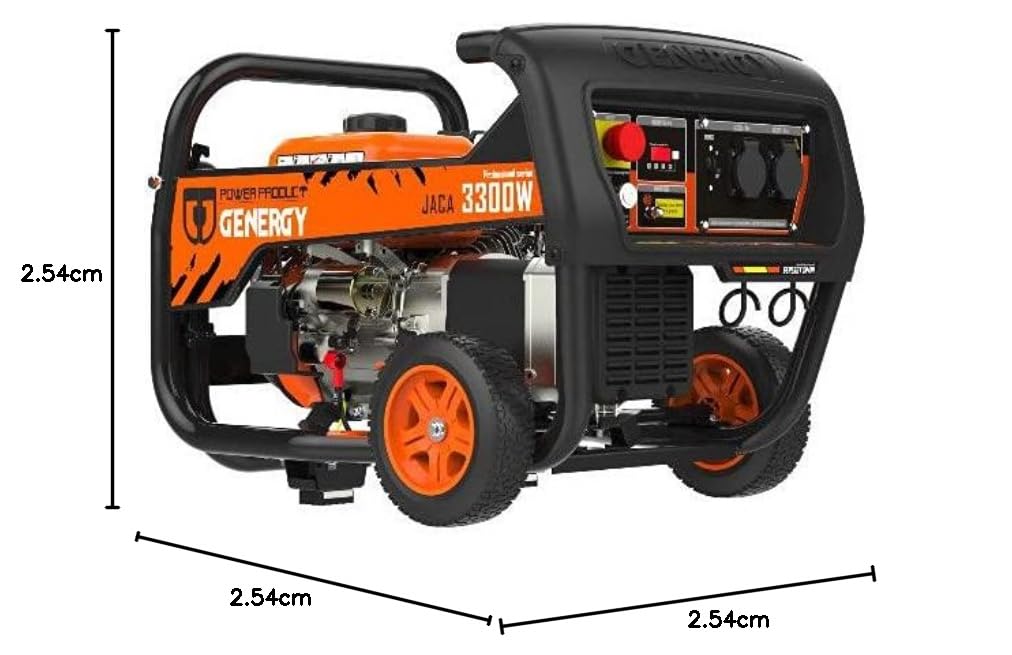 Genergy R-2013011 - Generador a gasolina Genergy Jaca 3000 VA 230 V