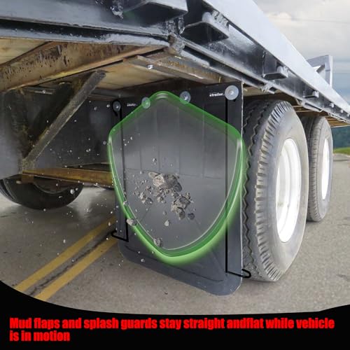 Image of 24 Inch Mud Flap Anti Sail Bracket, 1 Pair Mudflap Hanger Holder fit for Trucks and Trailers