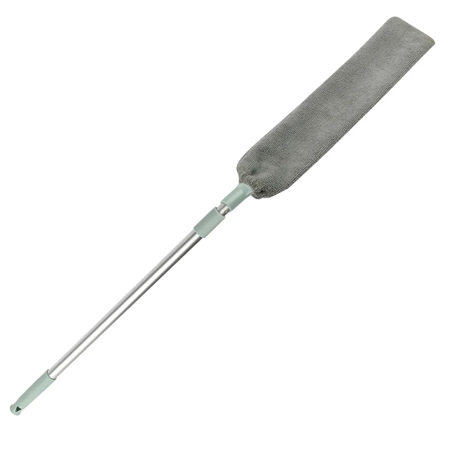 Cepillo retráctil for Polvo, Limpiador de Huecos, Plumero de Microfibra, extraíble, Mango Largo, for Cama, sofá, Limpieza y Barrido. para Telarañas(Rod and 1 Cloth)