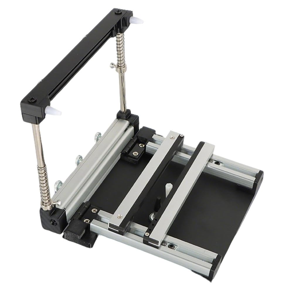 Impresora de pasta de soldadura de malla de acero, impresión de precisión para producción de lotes pequeños, mesa de pasta de soldadura manual de 20 x 20 pulgadas