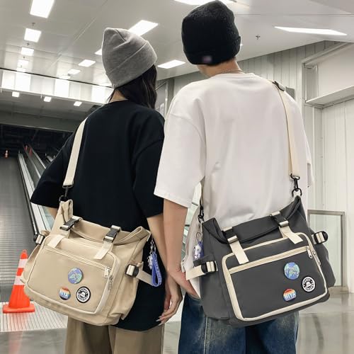 Teclado Fashion Crossbody Bag with Cute Accessories Casual Messenger Bag with Pendants Purse Travel Daypacks2