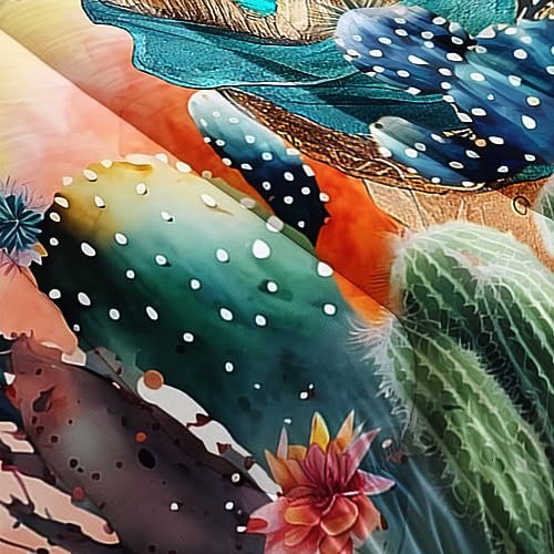 Ailonen Llama Bedding Queen Size Alpaca Comforter Set,Cactus Floral Duvet Set,3D Llama Alpaca Pattern Comforter Sets For Boys Girls, 1 Quilt And 2 Pillowcases thumb #2