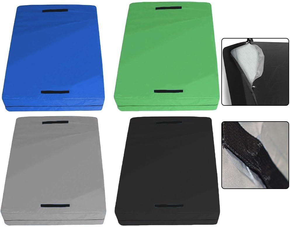 For Durable Mattress Storage Bag for Moving with Waterproof Oxford Cloth, Tear Resistant Material, 8 Handles, Side Zipper Design for Convenient Transport (Blue)
