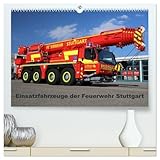 Einsatzfahrzeuge der Feuerwehr Stuttgart (hochwertiger Premium Wandkalender 2026 DIN A2 quer), Kunstdruck in Hochglanz: Faszinierende Feuerwehrtechnik ... Aufnahmen festgehalten (CALVENDO Technologie)