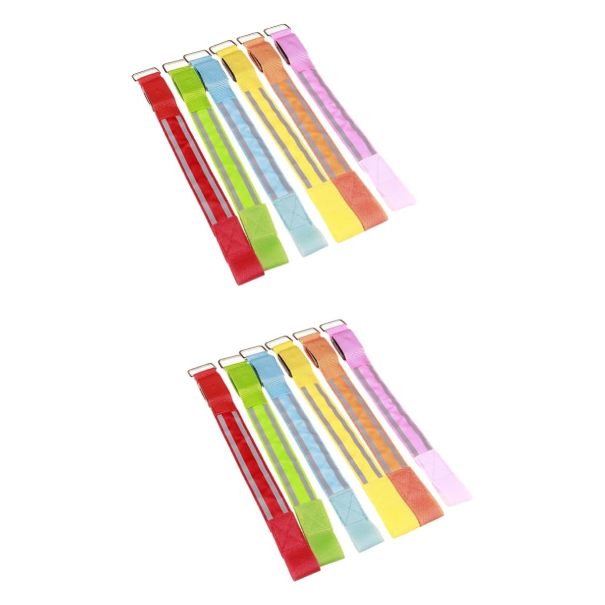 Kisangel Bracelet LED Réfléchissant Et Brassard Lumineux en Nylon LED Équipement De Course De Nuit en Tissu