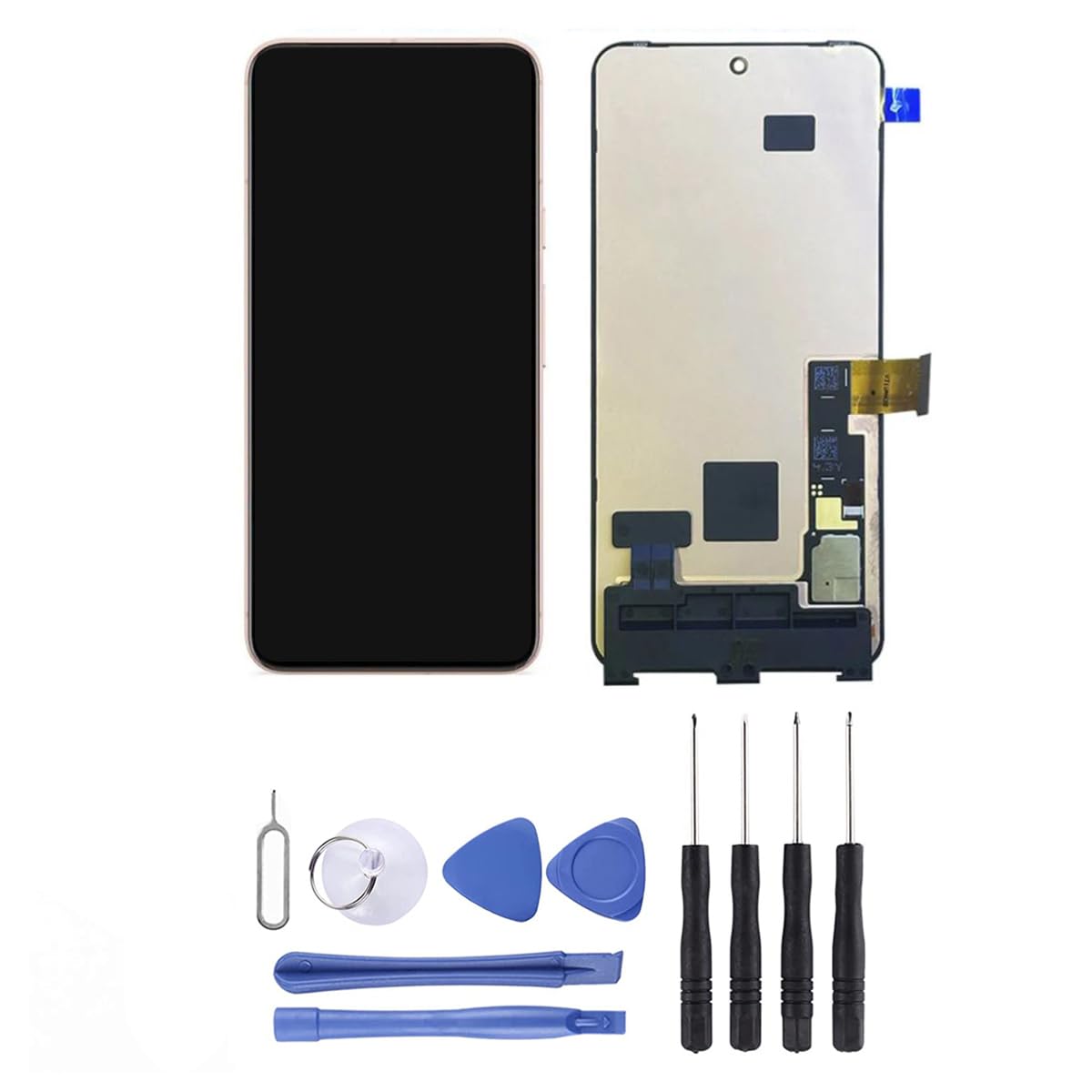 Visiodirect® Ecran Complet : vitre Tactile + ecran LCD Compatible avec Pixel 8 5G Taille 6,2" + kit Outils