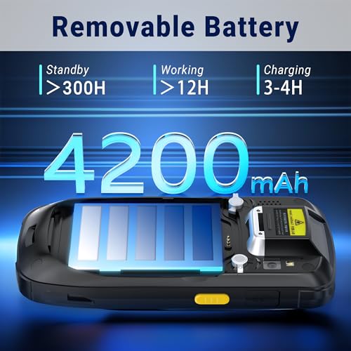 Image of Tera Android 10 Barcode Scanner PDA: SE4710 Engine, Charging Cradle, P160GC