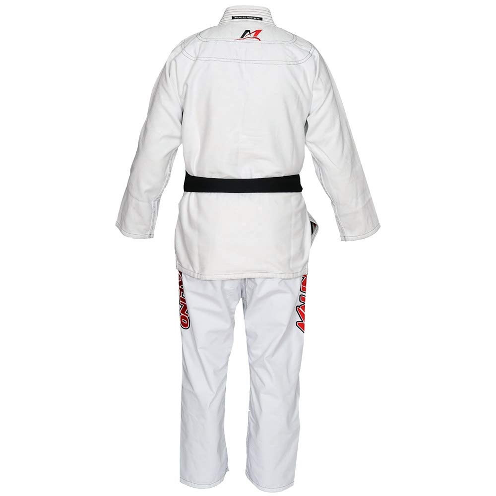 Malino BJJ Gi Full Sublimazione brasiliano Jiu Jitsu Kimono 100% cotone Pearl Weave 450Gsm - Perfetto per competizione o formazione