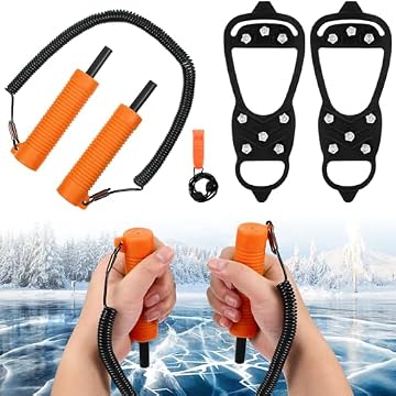 ice fishing safety spikes