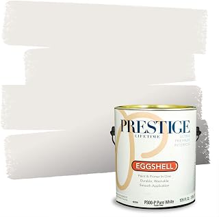 Paints Interior Paint and Primer In One, 1-Gallon, Eggshell, Comparable Match of Sherwin Williams* Snowbound*