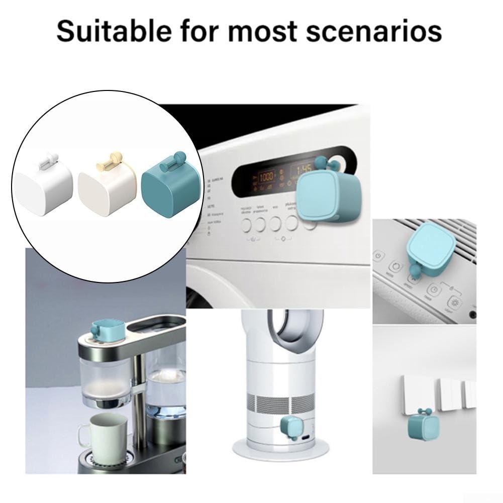 Robot de dedo recargable USB con modo de interruptor de clic eficiente para controlar múltiples dispositivos electrónicos domésticos (azul)