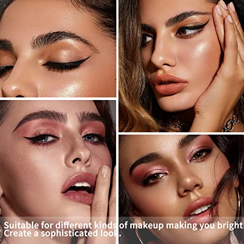 Boobeen 16 Colors Matte Shimmer Eyeshadow Palette Nude Eyeshadow Makeup Palette Highly Pigmented Eye Makeup Long Lasting Eye Shadow Create Glitter Eye Makeup #TOP5