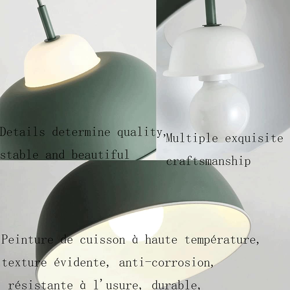 Nowoczesna, minimalistyczna żelazna lampa wisząca, 11,8-calowa oprawa wisząca z osłoną garnka, kolorowy abażur, lampa wisząca do oświetlenia wewnętrznego, żyrandol sufitowy do restauracji, salon