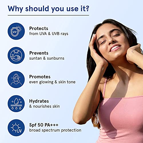 Image of Be Bodywise Sunscreen Lotion With Spf 50 Pa+++ (Pack Of 2) | With 1% Kojic Acid & 0.20% Niacinamide | Prevents Sun Tan, Leaves No White Cast Broad Spectrum Protection | 200Ml, All