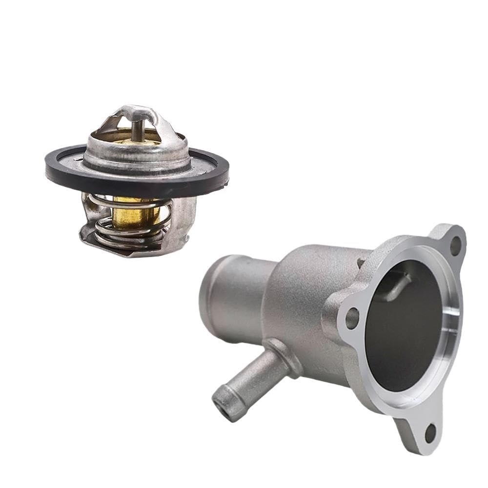Thermostat with housing 7700872554 8200561420 Fit For DACIA LOGAN Fit For RENAULT CLIO II KANGOO LAGUNA MEGANE SCENIC 8200557831(1SET)