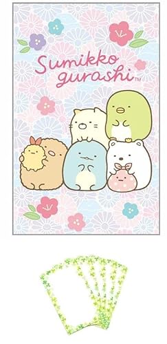 すみっコぐらし ポチ袋 お年玉袋 5枚入り サンエックス 梅 セット(ポチ袋、メッセージカード)