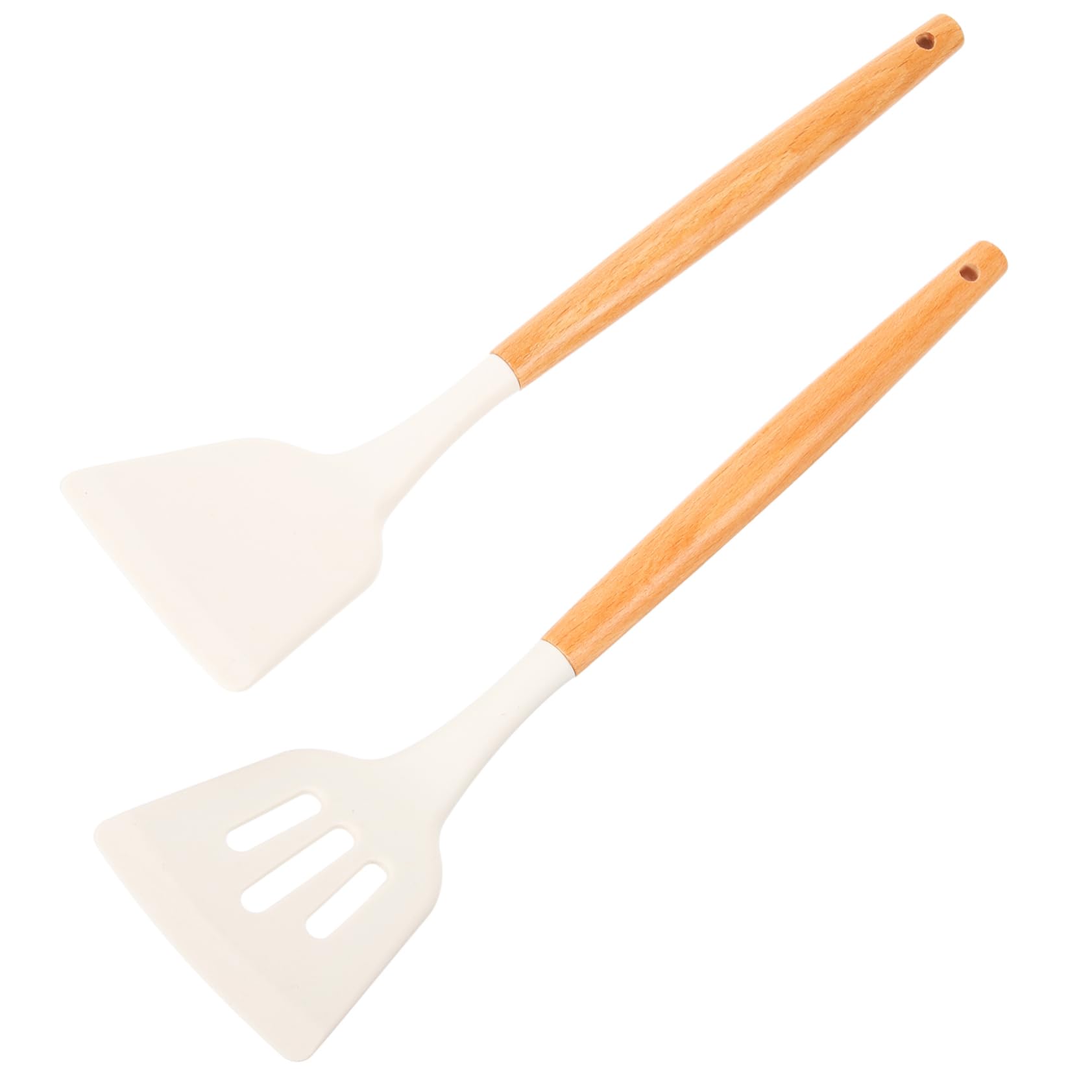 IMIKEYA 10stücke Teiliges Silikon Pfannenwender Set Mit Holzgriff Hitzebeständige Antihaft Küchenutensilien Für Vielseitige Anwendungen Spülmaschinenfest Und Kratzfest Für Kochen Und